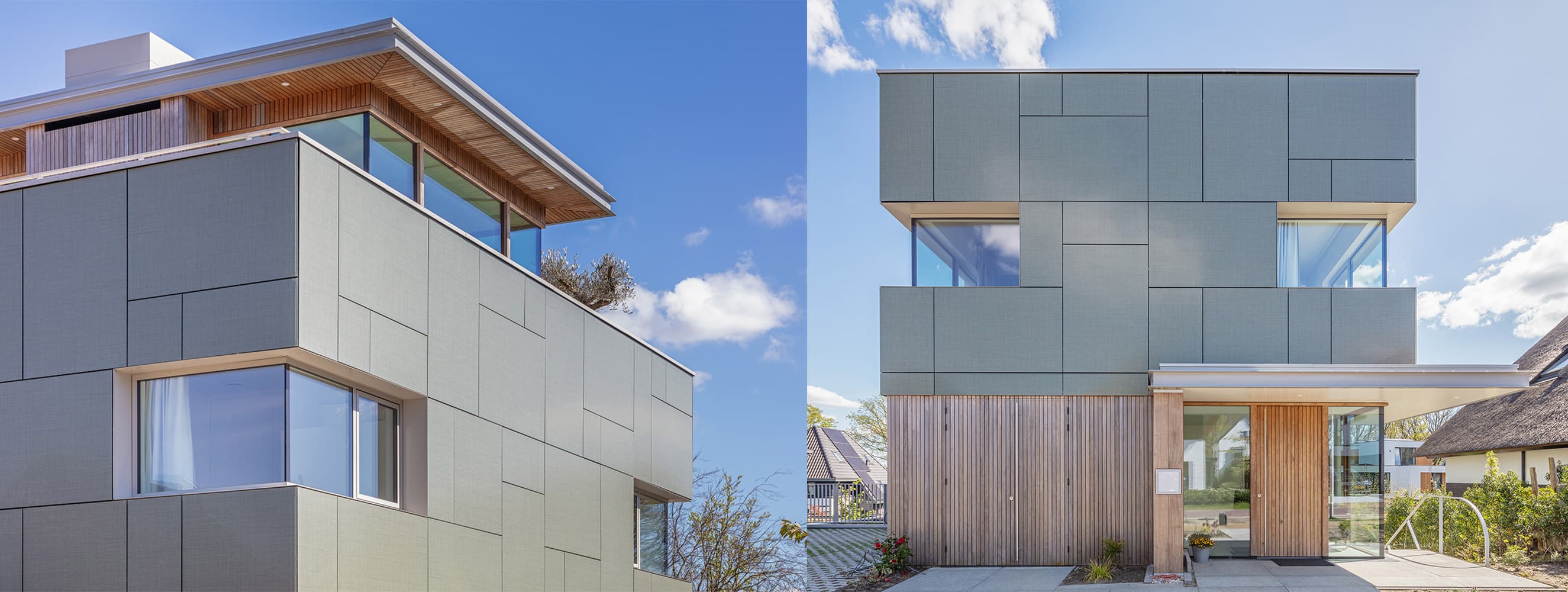 Energie-opwekkende woning in Lichtenberg, Amersfoort met gekleurde zonnepanelen in de gevel | Energiesparende Gewinne in Lichtenberg, Amersfoort mit bunten Deckenplatten im Keller | Energy-opwekkende living in Lichtenberg, Amersfoort with colored zone panels in the Gevel | Solarix