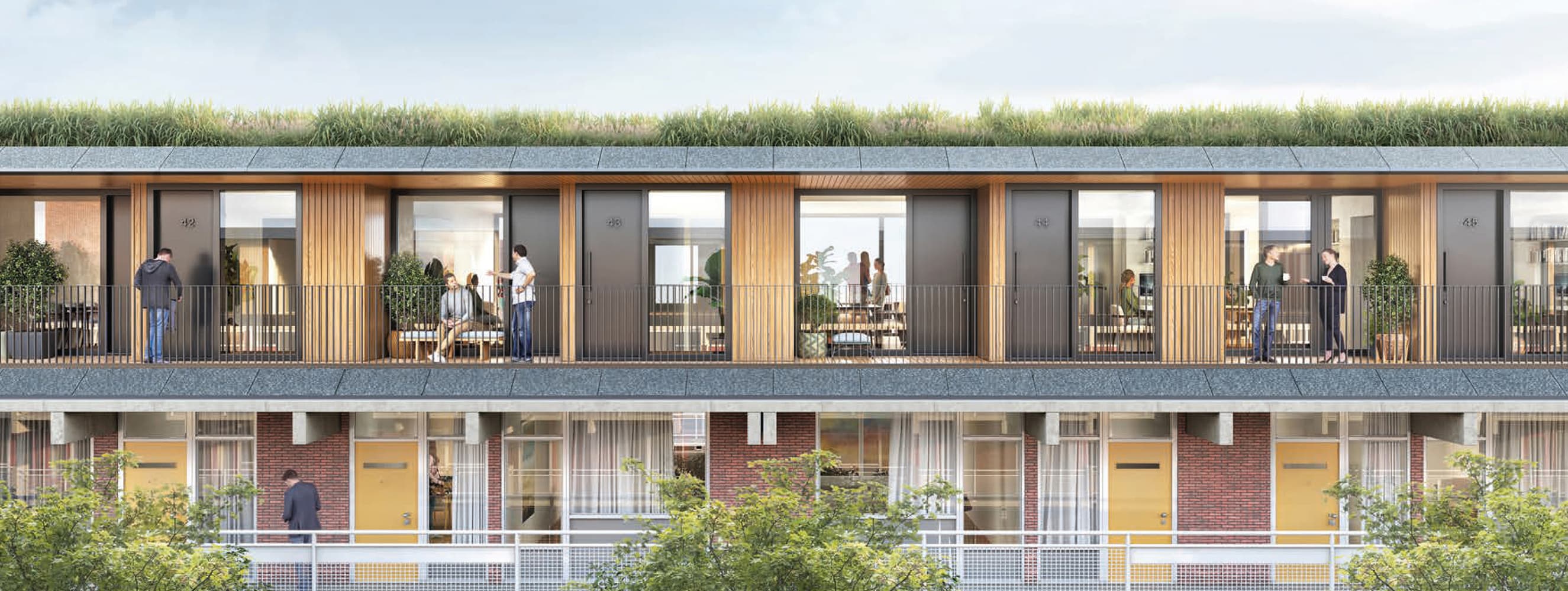 Buurtboost optopper - bouwmodule met Solarix gekleurde gevel zonnepanelen | Neighborhood Boost Topper - Construction Module with Solarix Colored Facade Solar Panels | Neighborhood Boost Topper – Baumodul mit Solarix-Farbfassadensolarpaneelen | Solarix
